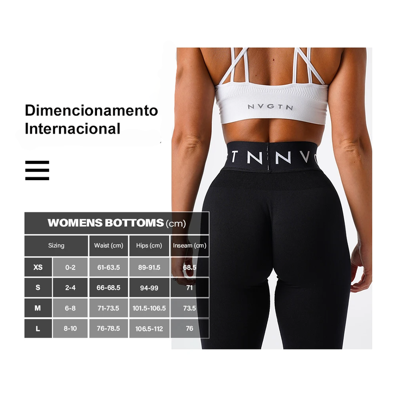 NVGTN - Calça Legging Feminina Sem Costura