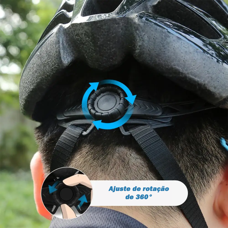 RNOX - 2024 Novo Capacete de Ciclismo Ultraleve + Óculos