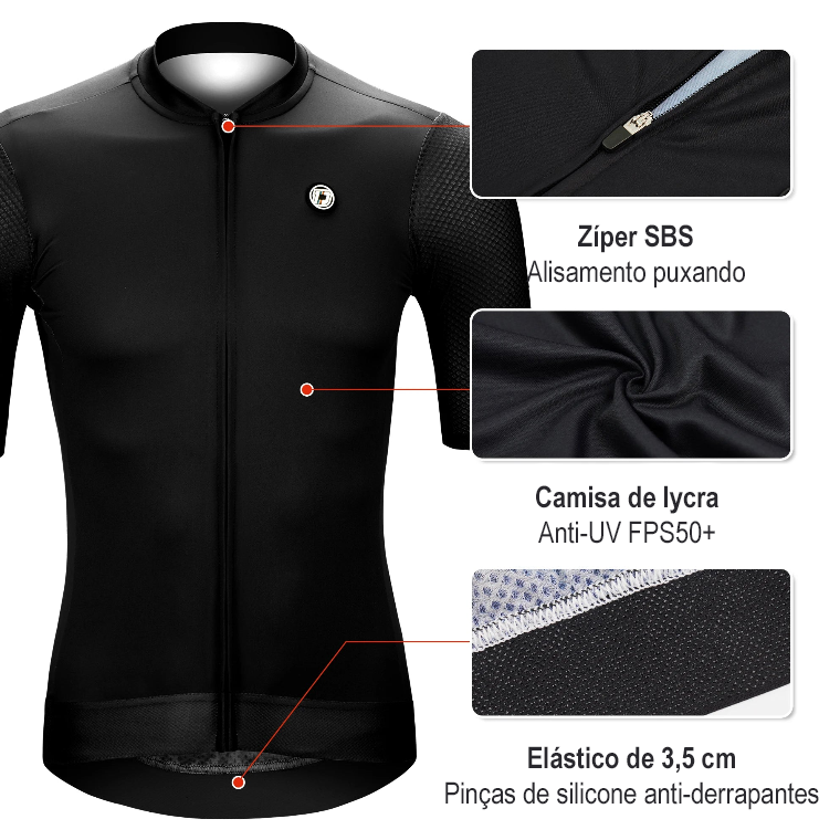 DAREVIE - Camisa de Ciclismo Fino Ajuste spf 50 Alta Qualidade Masculino / Feminino