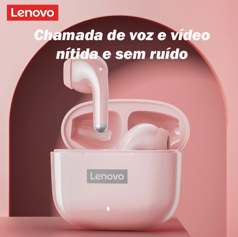 LENOVO - Fones de Ouvido sem Fio LP40 Pro Controle TSW Bluetooth 5.3