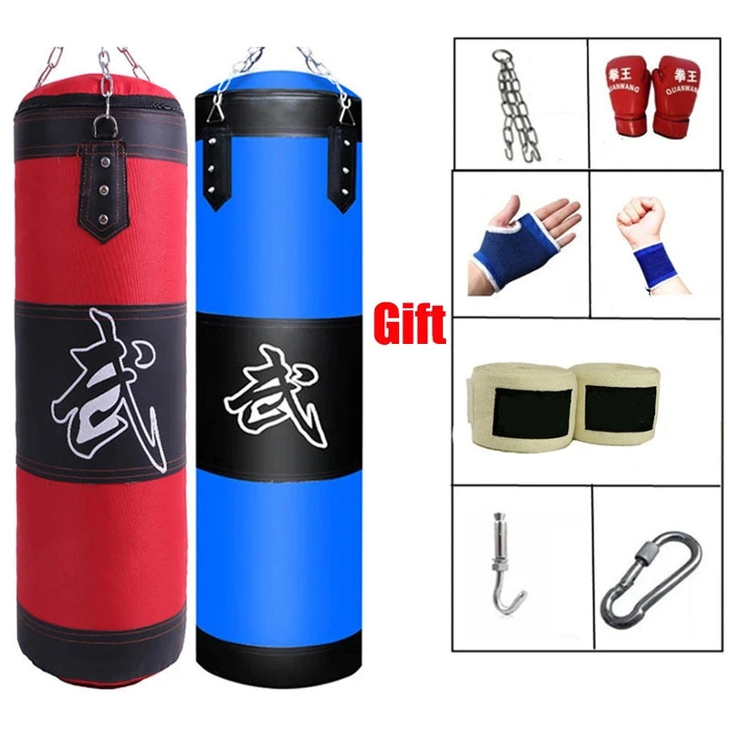 Saco de Boxe Resistente de 60/120cm - Para Ginásio em Casa