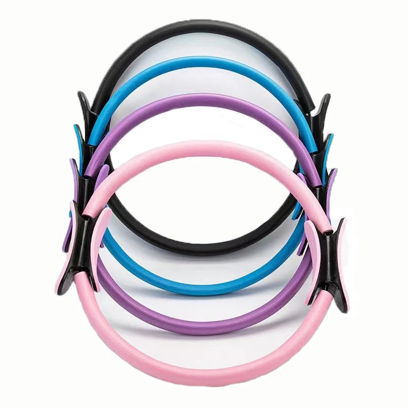 Yoga Fitness Ring Circle Pilates Women Girl Exercise Home Resistance Elasticity Yoga Ring Circle Gym Workout Pilates Accessories