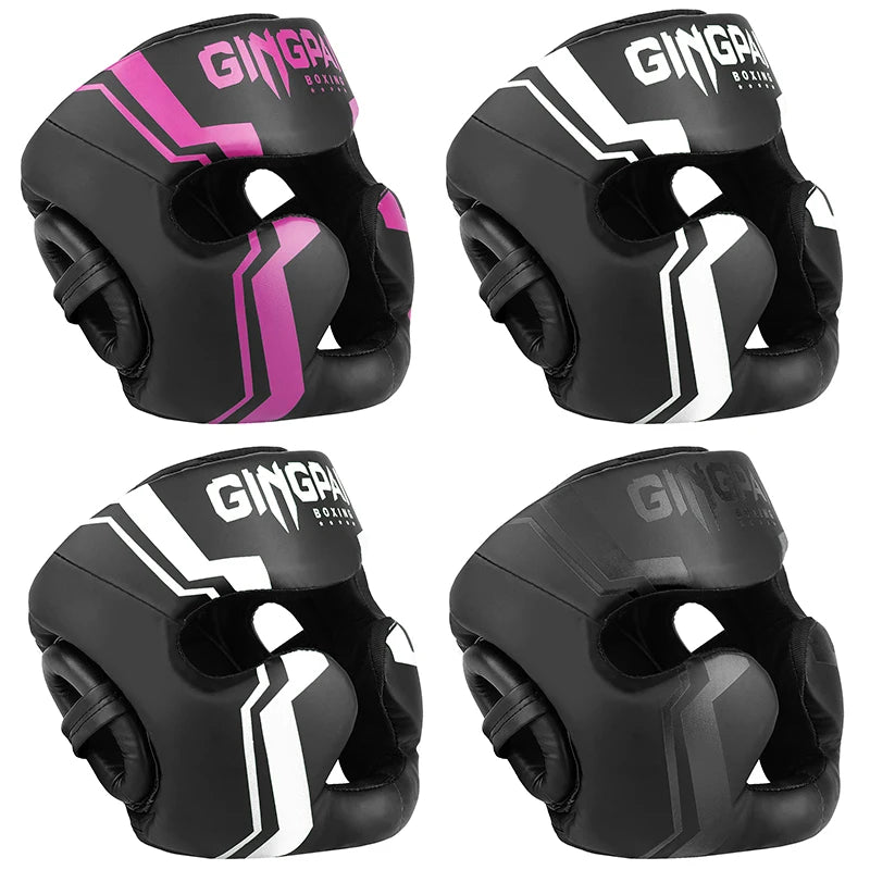 GINGPAI SPORT - Capacete Boxe Aberto Adulto / Criança