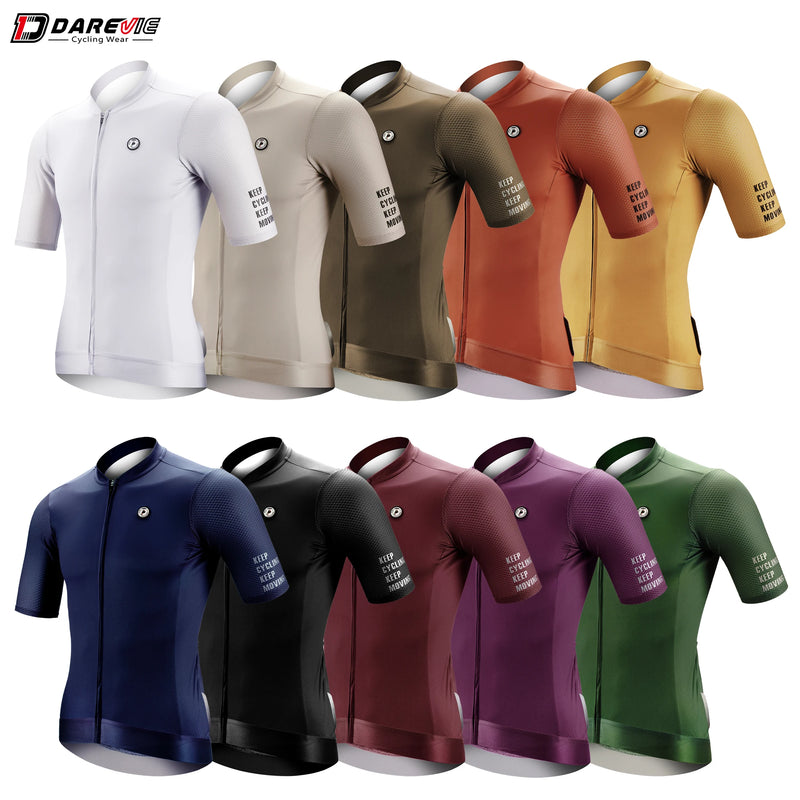 DAREVIE - Camisa de Ciclismo Fino Ajuste spf 50 Alta Qualidade Masculino / Feminino