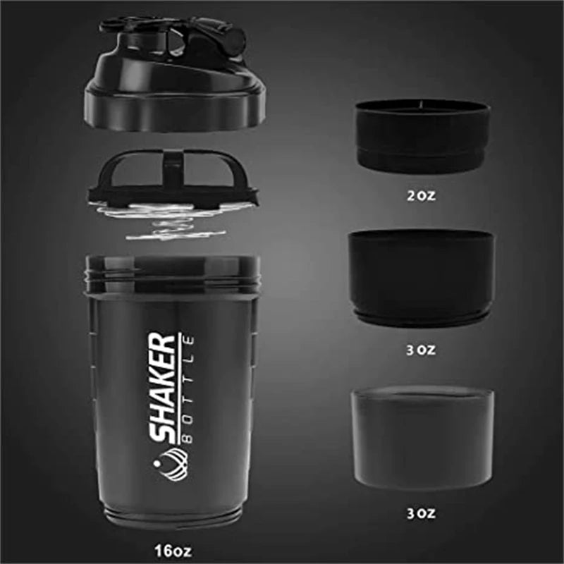 Agitador Shaker com Compartimentos-500ml